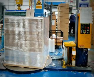 Palletizer and Stretchwrapper Safety Guarding